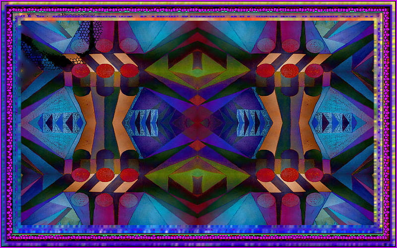 Double Vision, frames, frame, digital, jimenez, abstract, HD wallpaper
