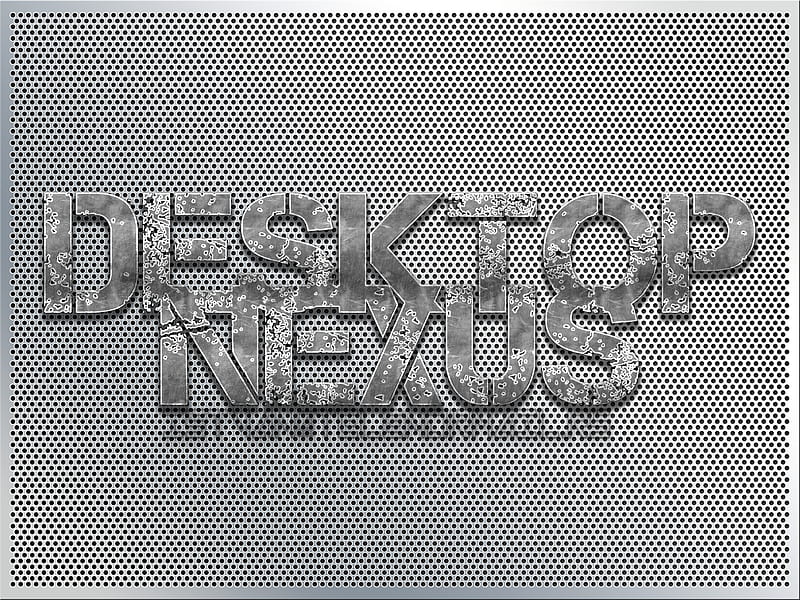Steel, metal, nexus, 3d, , perforated, HD wallpaper