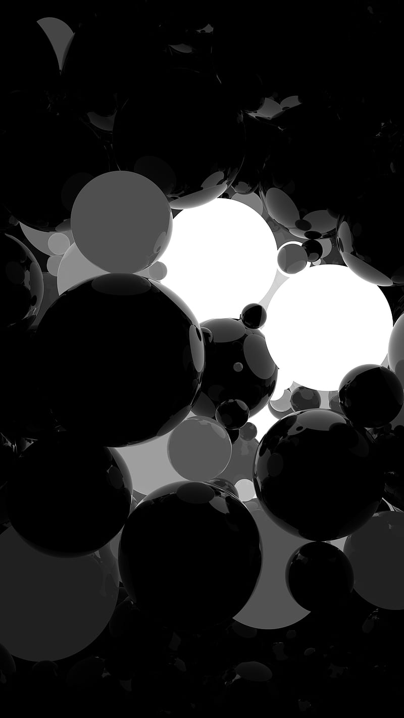 Light Balls , abstract, argustanges, ball, battery, black and white, bw, elegant, energy-efficient, light balls, lights, minimal, save, HD phone wallpaper