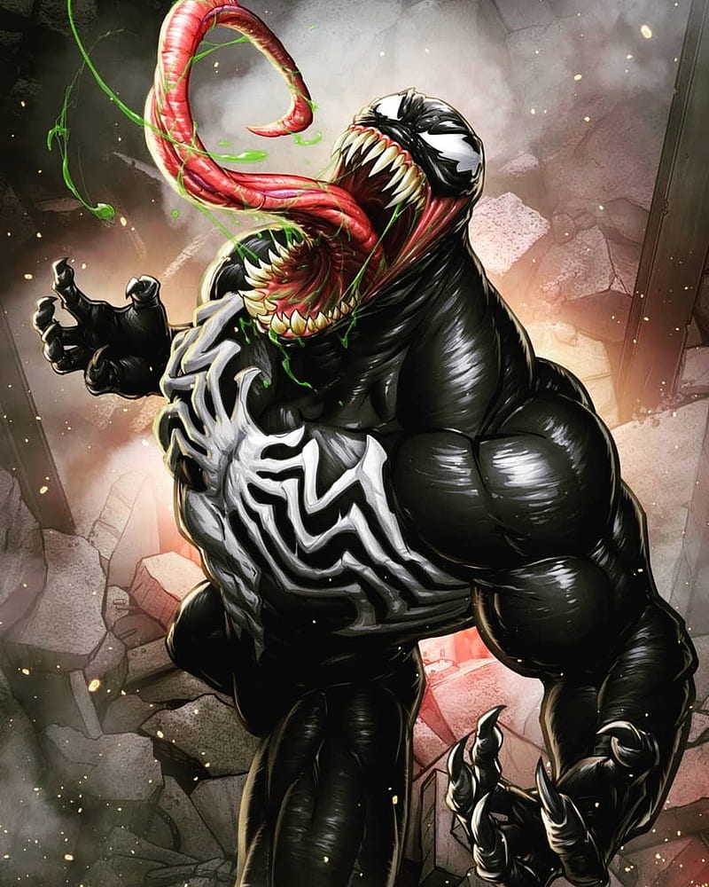 Venom, spiderman, villain, HD mobile wallpaper | Peakpx