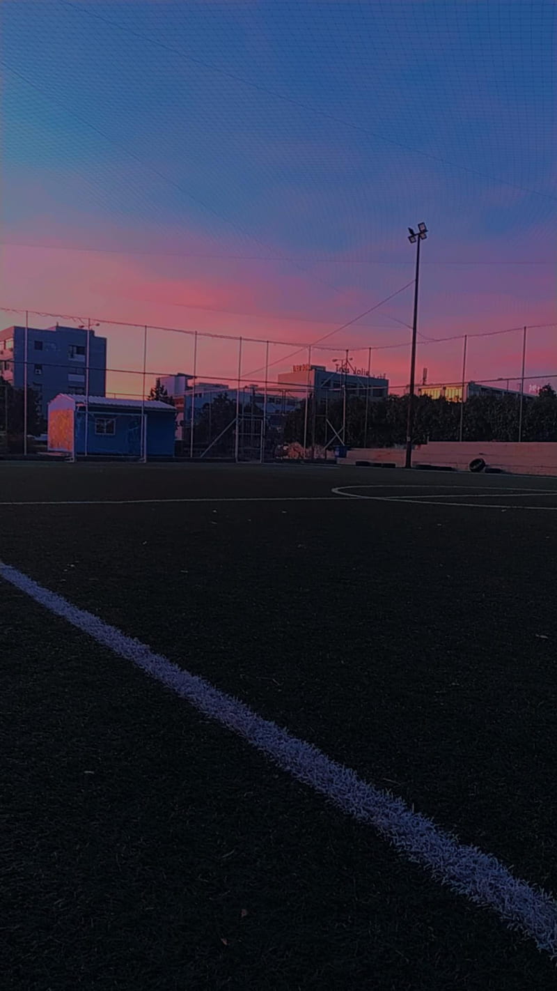 soccer sunset wallpaper