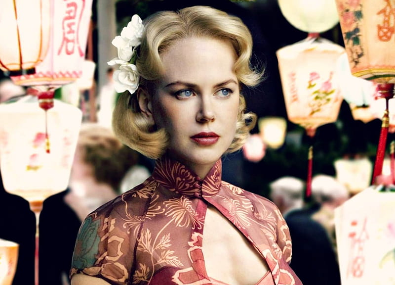 Australia (2008), Nicole Kidman, lantern, movie, blonde, woman, girl, actress, australia, chinese, HD wallpaper