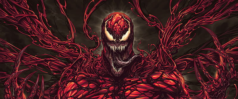 Venom: Let There Be Carnage , Venom 2, 2021 Movies, Marvel Comics, Movies, Marvel 3440x1440, HD wallpaper