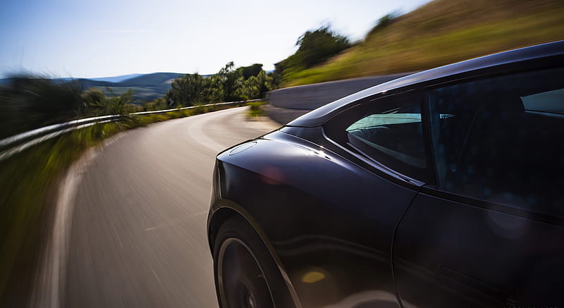 2017 Aston Martin DB11 (Color: Ultramarine Black; Location: Siena, Italy) - Detail , car, HD wallpaper