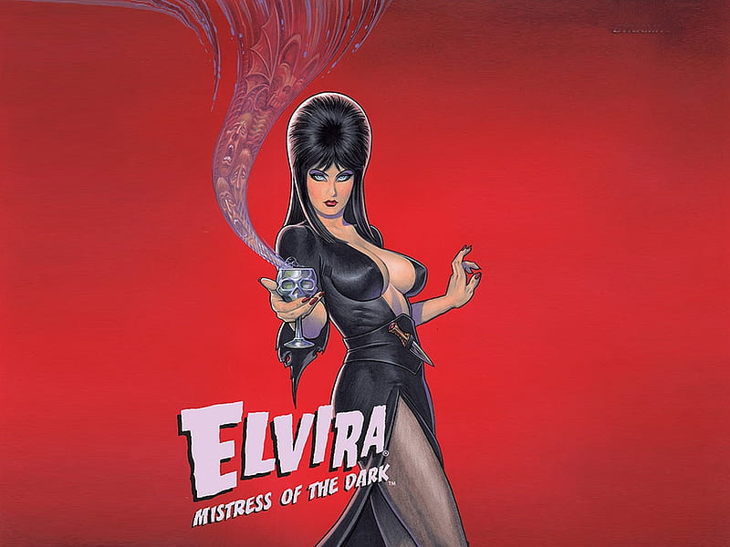 Elvira Mistress Of The Dark HD Wallpaper