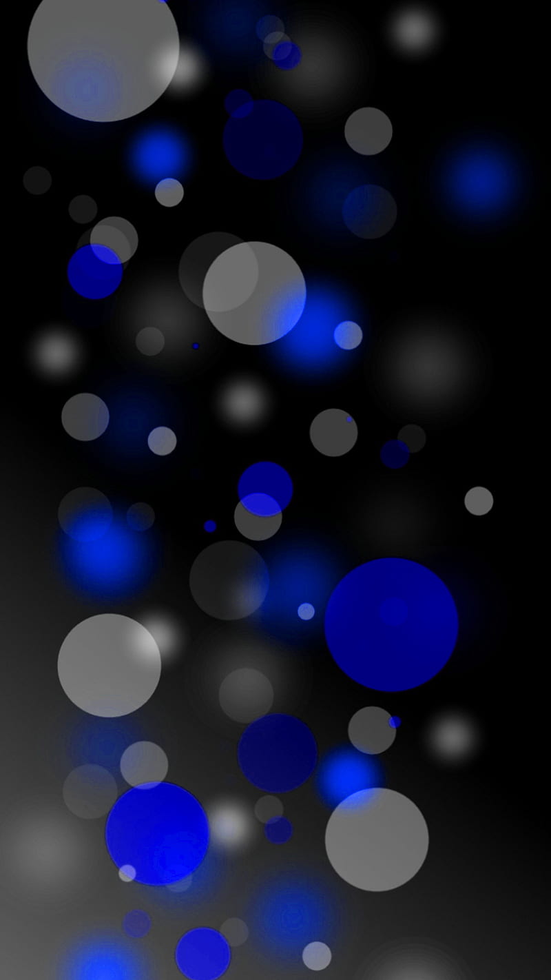 Puntos azules, negro, burbuja, colores, Fondo de pantalla de teléfono HD |  Peakpx