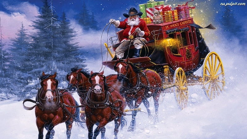 Cowboy Christmas Wallpaper  iXpap  Cowboy christmas Western christmas  cards Western christmas
