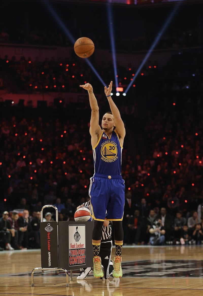 curry 30 , basketball player, product, fan, player, basketball court, Steph Curry Shooting, HD phone wallpaper