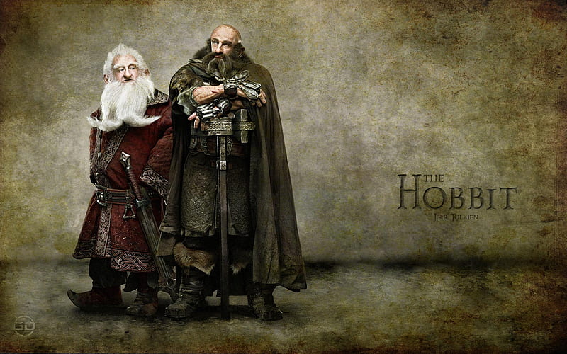The Hobbit (2012 - 2014), poster, the hobbit, fantasy, movie, man, dwarf, couple, actor, HD wallpaper