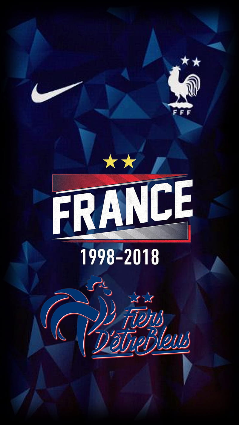 fiers des bleus, 1998, 2018, cup, football, france, world, HD phone wallpaper