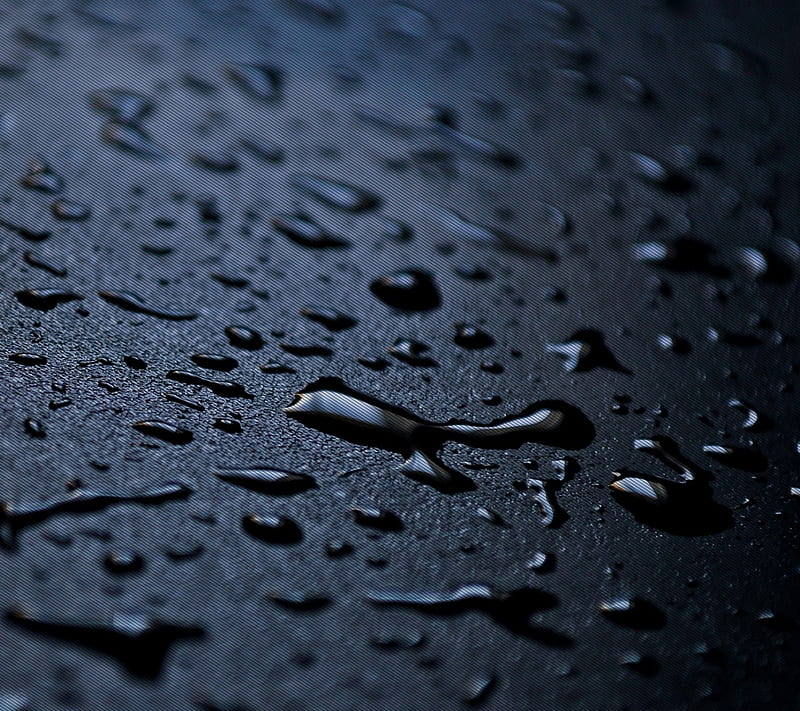 Drops, black rain, raindrops, water, waterdrops, wet, HD wallpaper