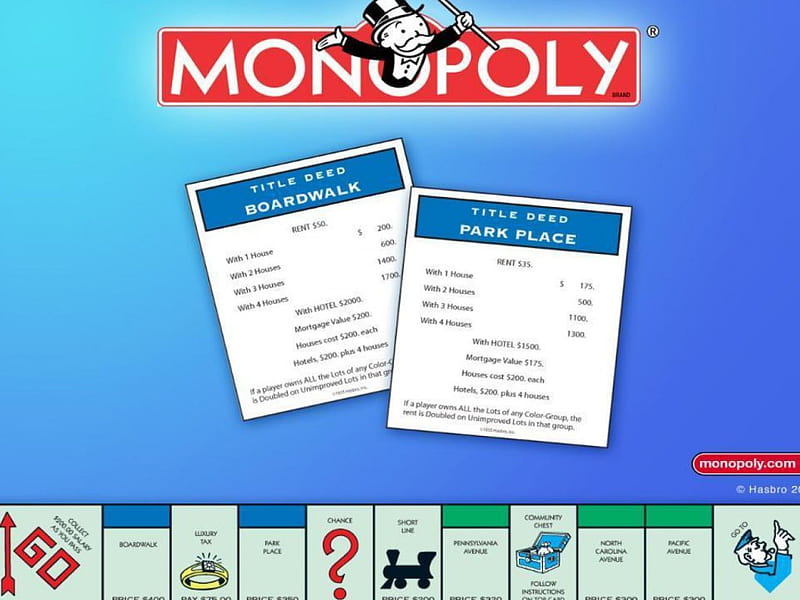 Monopoly hotel on Boardwalk, game, family, fun, exciting, HD wallpaper