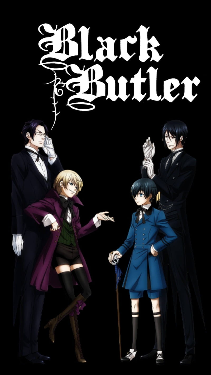 Black butler , anime , black butler, black butler anime, black butler , ciel, phantomhive, sebastian michaelis, HD phone wallpaper