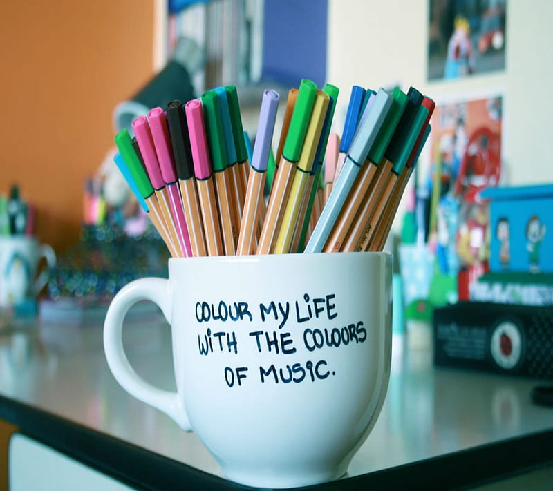 Music Life Colors, 2013, cute latest, love, new, nice, saying, HD wallpaper