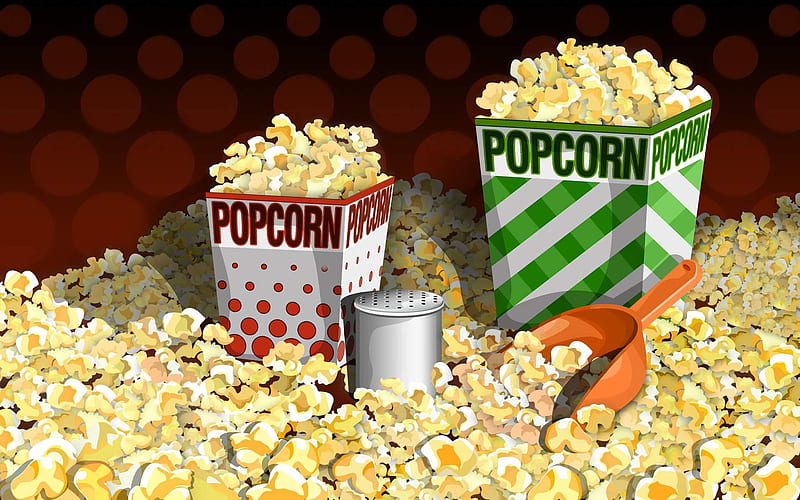 Popcorn, shaker, abstract, HD wallpaper