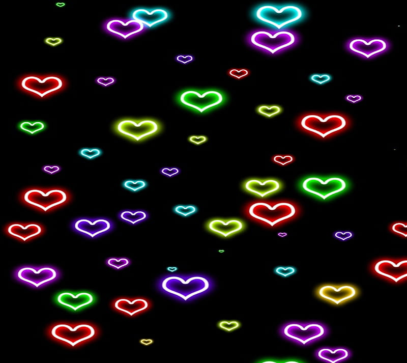 Corazones, abstract, colorful, love, HD wallpaper | Peakpx