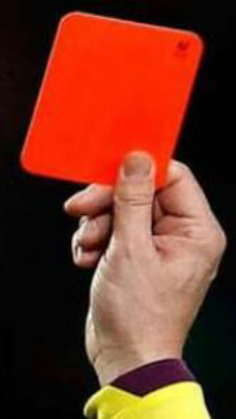 Red Card, bola, danger, football, funny, logo, HD phone wallpaper