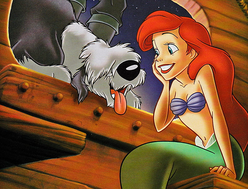 1080P free download Ariel and Max, Ariel, Disney, The Little Mermaid