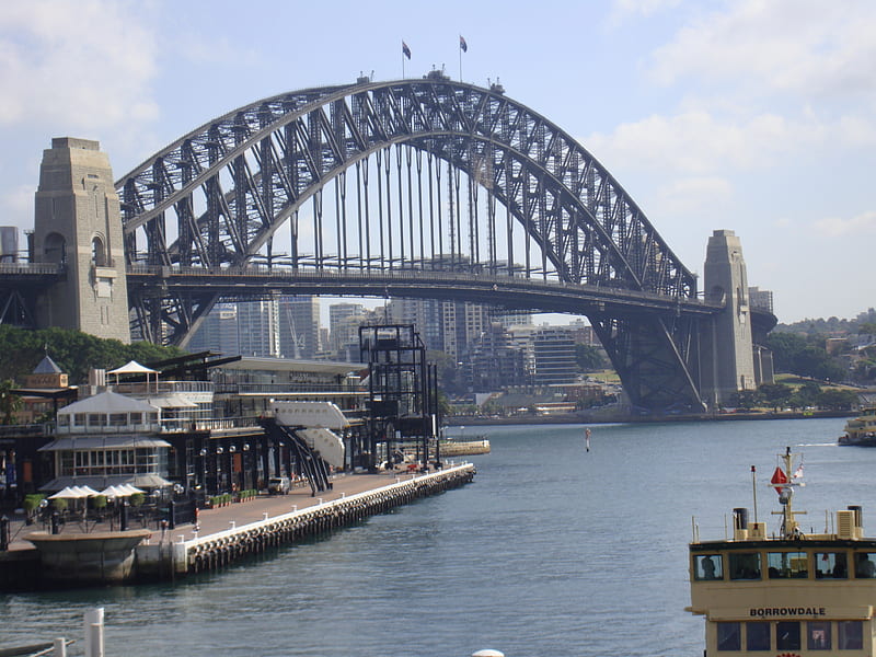 sydney harbour bridge, australia, sydney, harbour, bridges, HD wallpaper