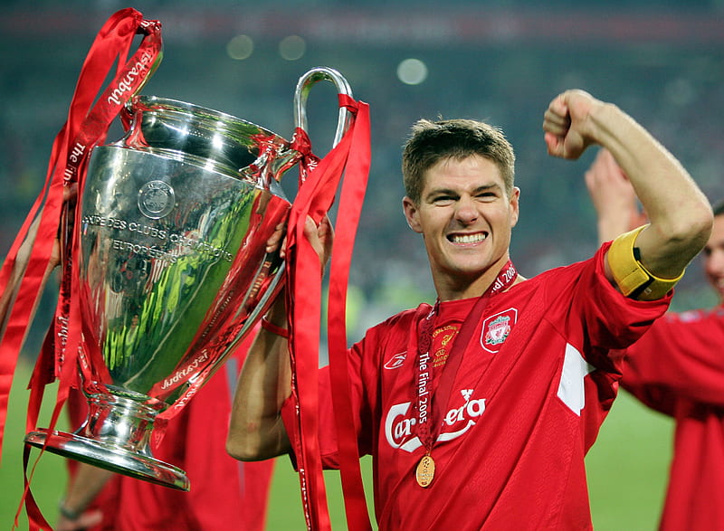 Soccer, Steven Gerrard, Liverpool F.C. , UEFA Champions League, HD wallpaper