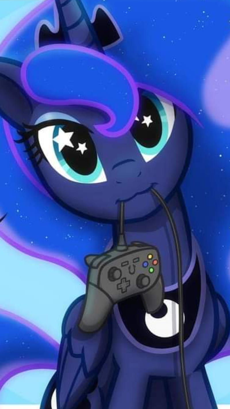 moon, my little pony, playstation, princess moon, video games, HD phone wallpaper