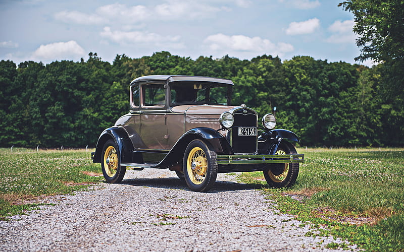 Ford Model A 5-window Coupe retro cars, 1931 cars, american cars, 45B, 1931 Ford Model A, Ford, HD wallpaper