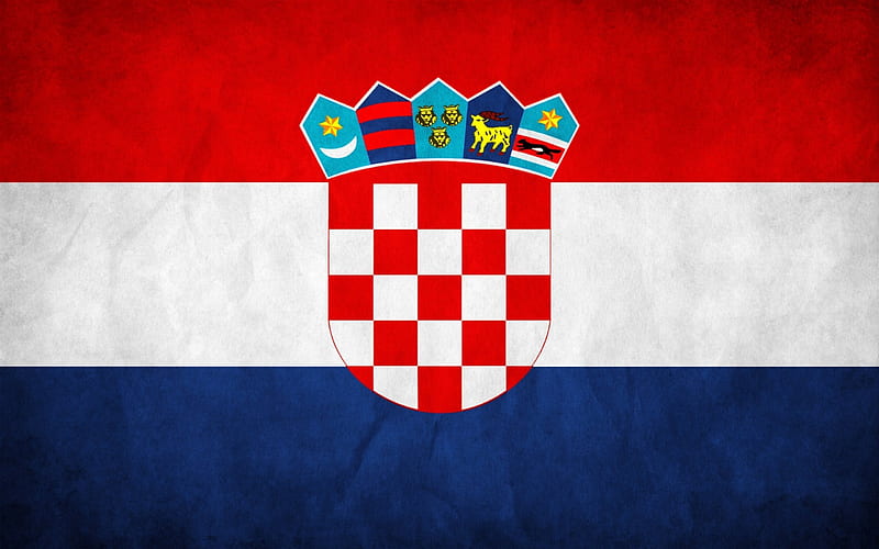 Croatian flag flag of Croatia, grunge, flags, Croatia flag, HD wallpaper
