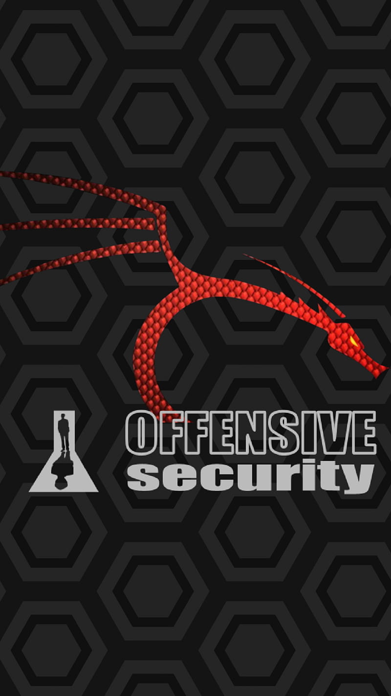 Red KALI LINUX, hack, offensive, pc, security, HD phone wallpaper