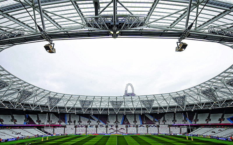 London Stadium, West Ham United Stadium, Olympic Stadium, London, english football stadium, United Kingdom, HD wallpaper