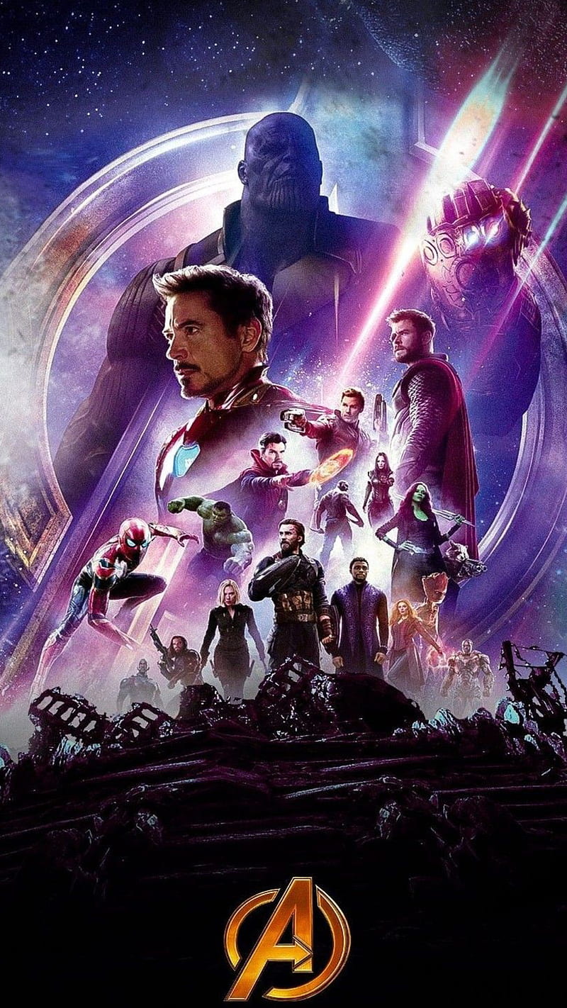 Avengers, 2018, heroes, infinity war, marvel, movie, super, HD phone wallpaper