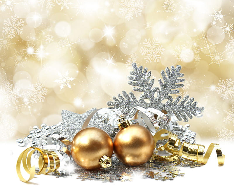 Holiday Stars Hair Bow Silver and Gold Bows Happy Holidays 