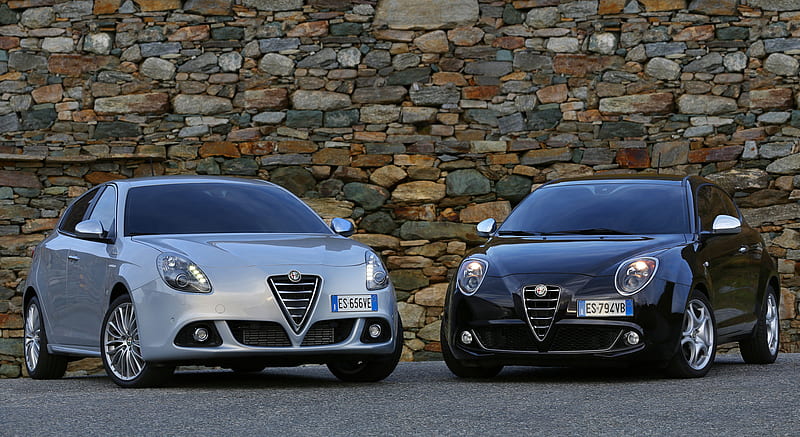 2014 Alfa Romeo Giulietta and MiTo - Front , car, HD wallpaper