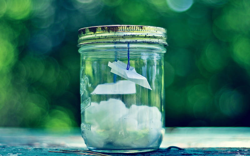 Glass Jar, glass, graphy, jar, bonito, abstract, HD wallpaper | Peakpx