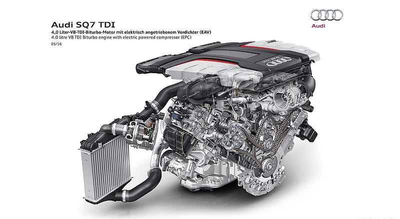 2017 Audi SQ7 TDI Diesel - 4.0L V8 TDI Biturbo Diesel Engine with Electric Powered Compressor (EPC) , car, HD wallpaper