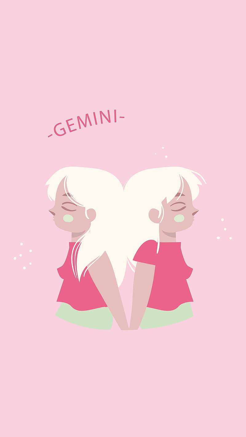 Gemini, Zodiacs, astrology, birtay, gemini girl, gemini woman, horoscope, sign, vector, zodiac, HD phone wallpaper