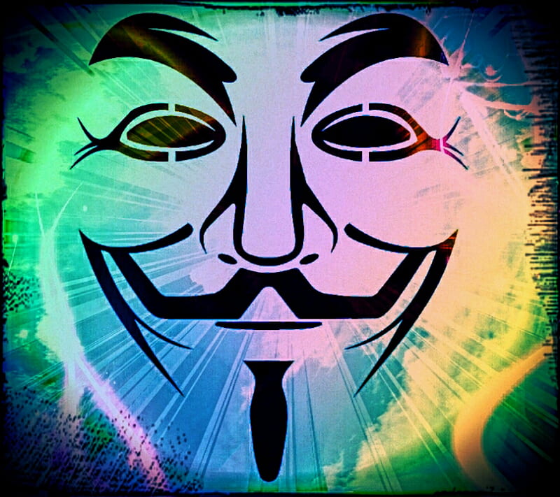 Anonymous 4, anonymous, color, mask, HD wallpaper