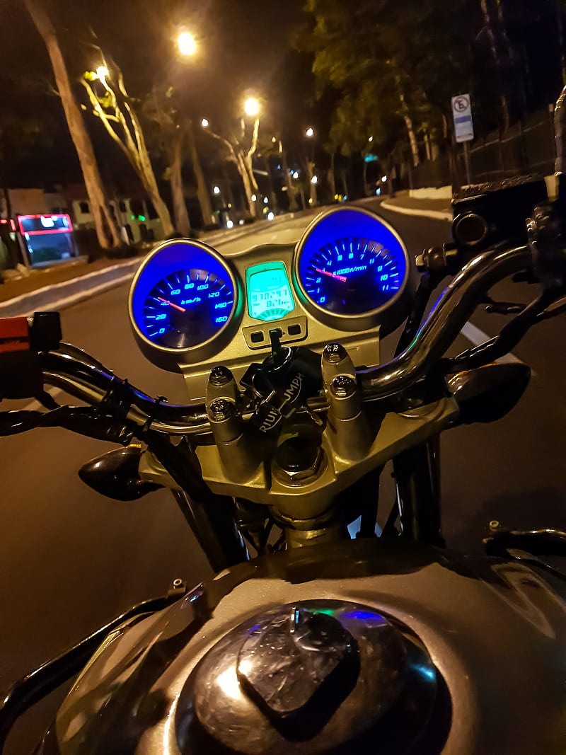 Honda Cb250x twister, biker, bikers, cb 250x, honda moto, moto, night, noite, HD phone wallpaper