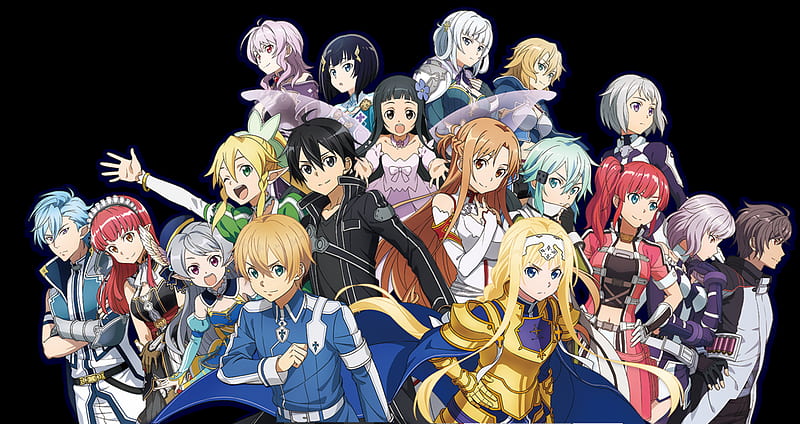 Sword Art Online, Sword Art Online: Alicization, Afasys (Sword Art Online), Asuna Yuuki, Eugeo (Sword Art Online), Hoshiyama Midoriko, Karatachi Nijika, Kureha (Sword Art Online), Leafa (Sword Art Online), Nanairo Arshavin, Philia (Sword Art Online), Premiere (Sword Art Online), Rain (Sword Art Online), Sai Yukitsugu, Shino Asada, Sinon (Sword Art Online), Strea (Sword Art Online), Suguha Kirigaya, Sumeragi Youta, Sword Art Online Alternative: Gun Gale Online, Sword Art Online: Fatal Bullet, Takamine Momiji, Takemiya Kotone, Yui (Sword Art Online), HD wallpaper