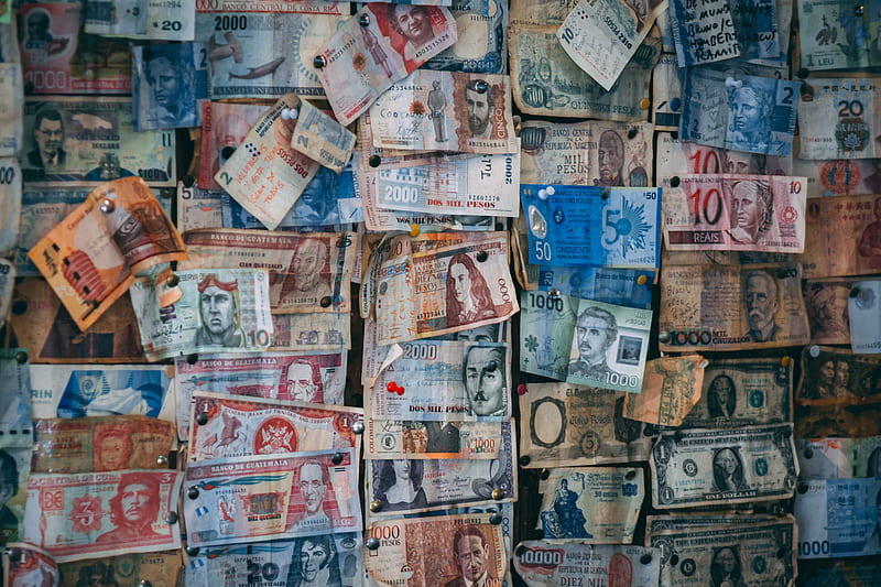 assorted-denomination banknote lot, HD wallpaper