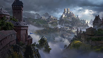 Castle, castles, road, vampire, HD phone wallpaper | Peakpx