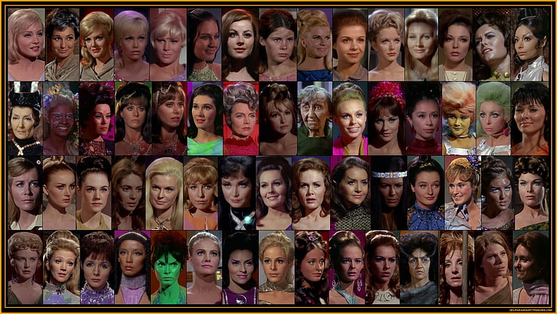 Female Characters from The Original Star Trek, Andrea, Star Trek, Vina, Nona, Edith, HD wallpaper
