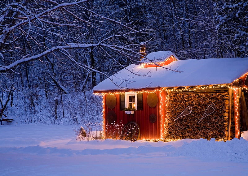 Christmas, christmas eve, pretty, christmas balls, box, magic, bell ...