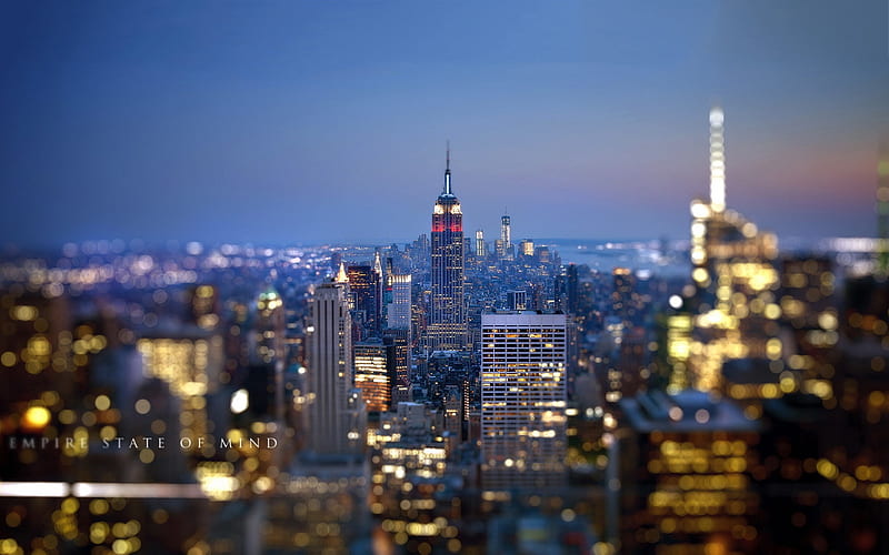 Empire State Building-landscape, HD wallpaper
