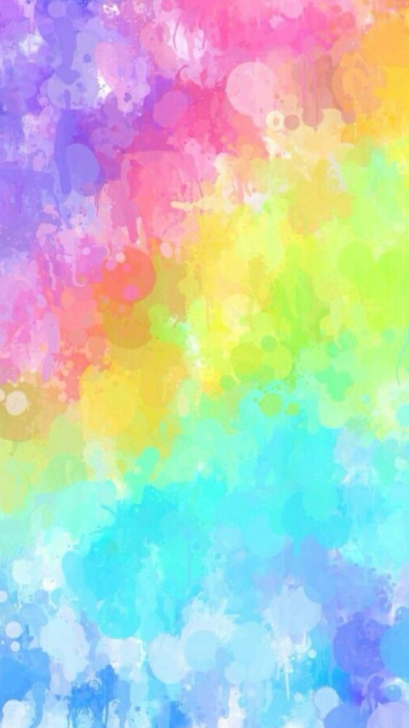 Watercolor rainbow, HD phone wallpaper