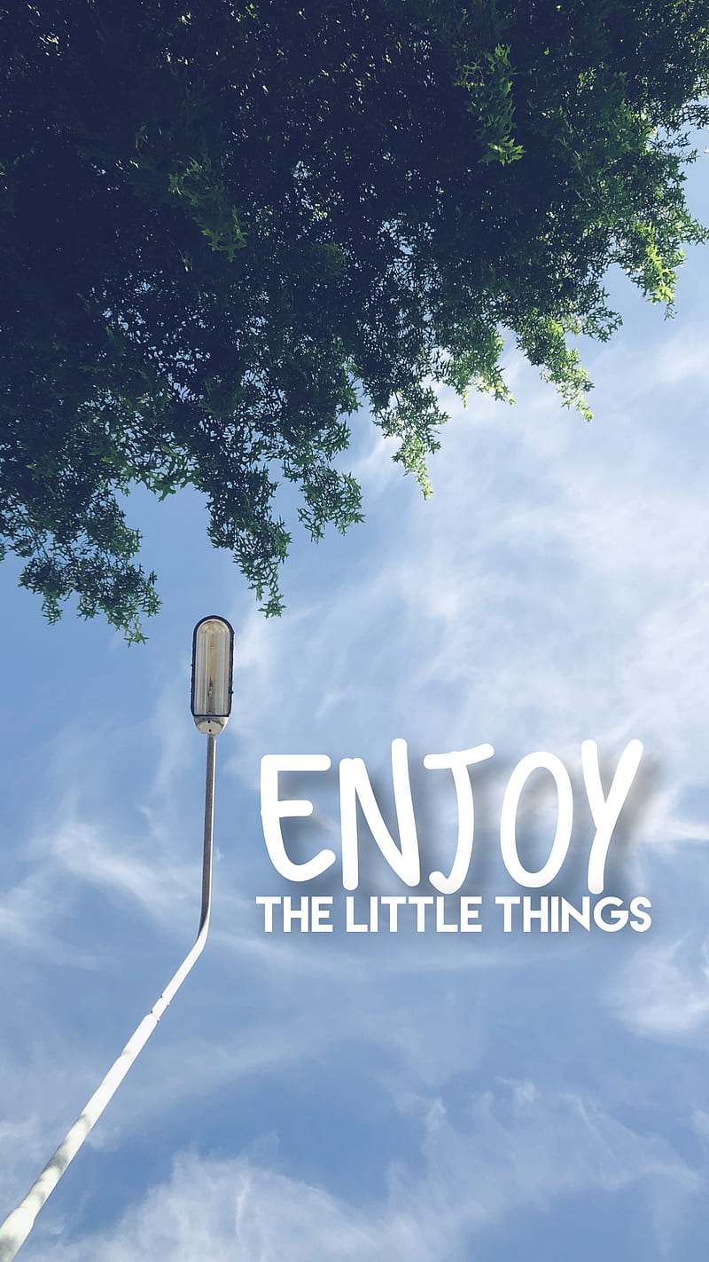 the little things, blue, enjoy, good, life, sky, summer, HD phone wallpaper