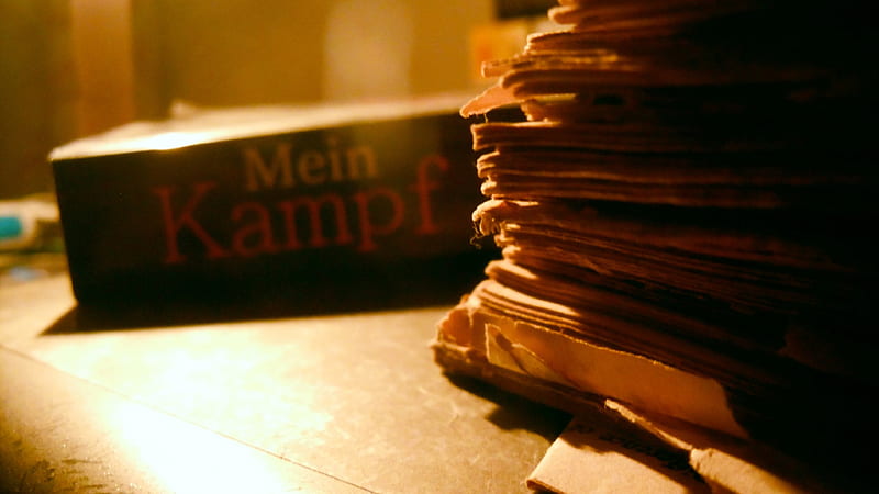 In candlelight, Hitler, Books, history, candles, HD wallpaper