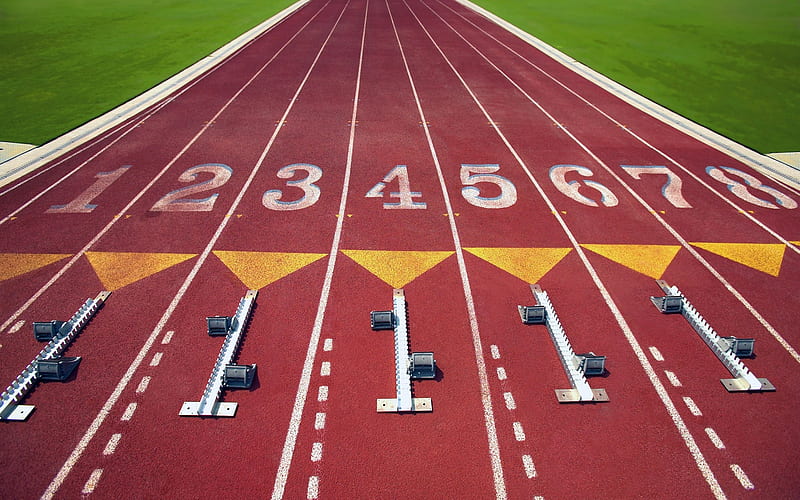 Track number-outdoor sports, HD wallpaper