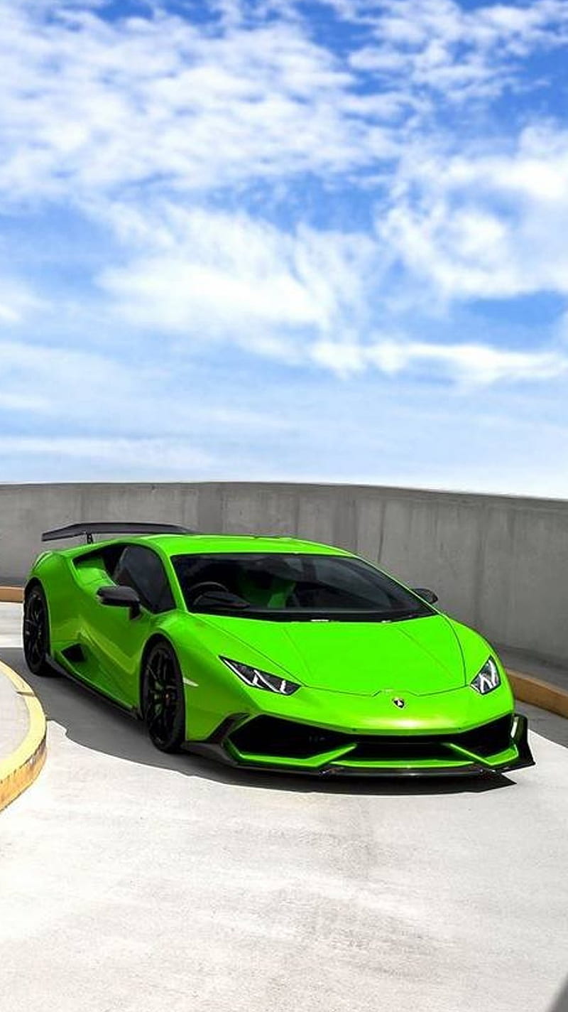 Lamborghini Huracan, car, green, HD phone wallpaper | Peakpx