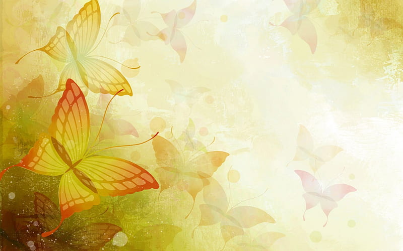 .BUTTERFLIES FLUTTER., artistic, pretty, chic, bonito, winged, flapping, sweet, flutter, splendor, love, bright, flowers, butterfly designs, animals, art, wings, lovely, colors, butterflies, clap, cute, cool, nature, vector, HD wallpaper