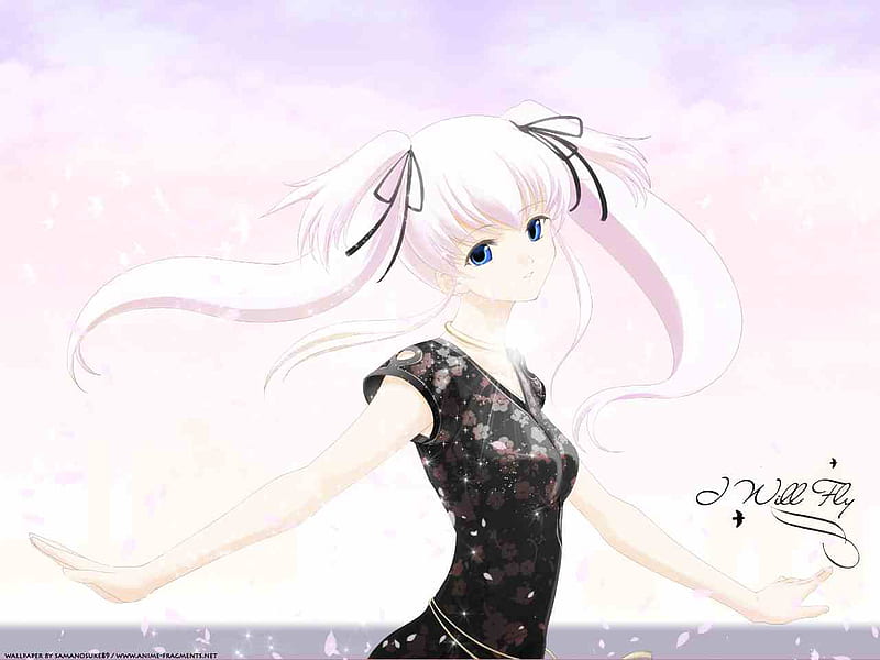 Mabinogi - Nao wants to fly, nao, anime, white hair, game, mabinogi, HD wallpaper